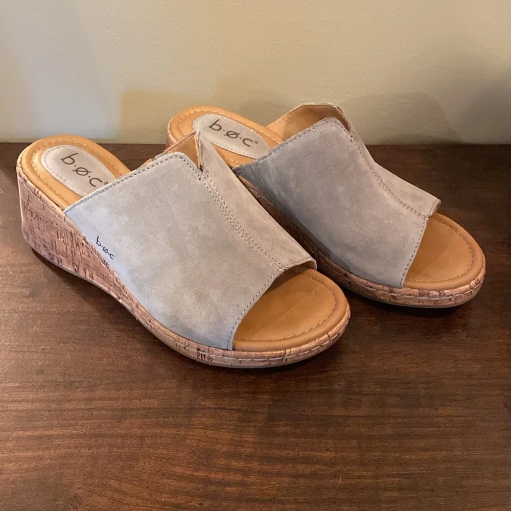 Grey Suede b.o.c. Sandal